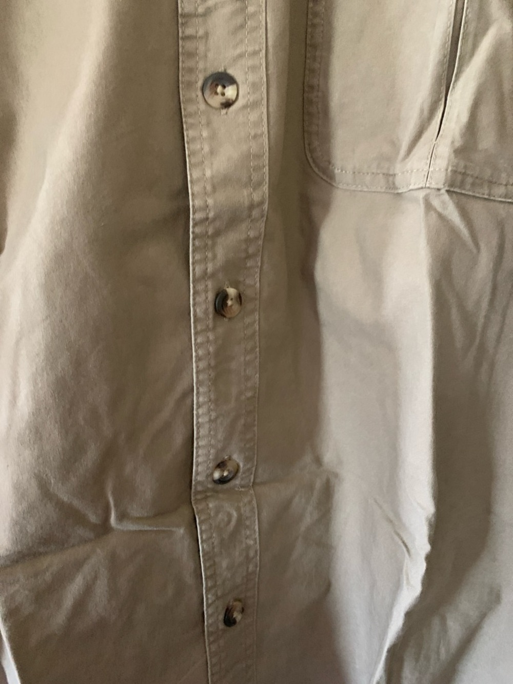 Cabela's Khaki/Olive Shirt Men’s Large - Picture 5 of 12